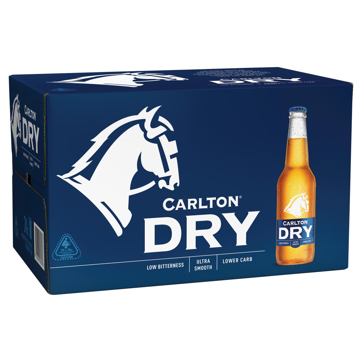Carlton Dry 330mL 4x6 Pack Bottles