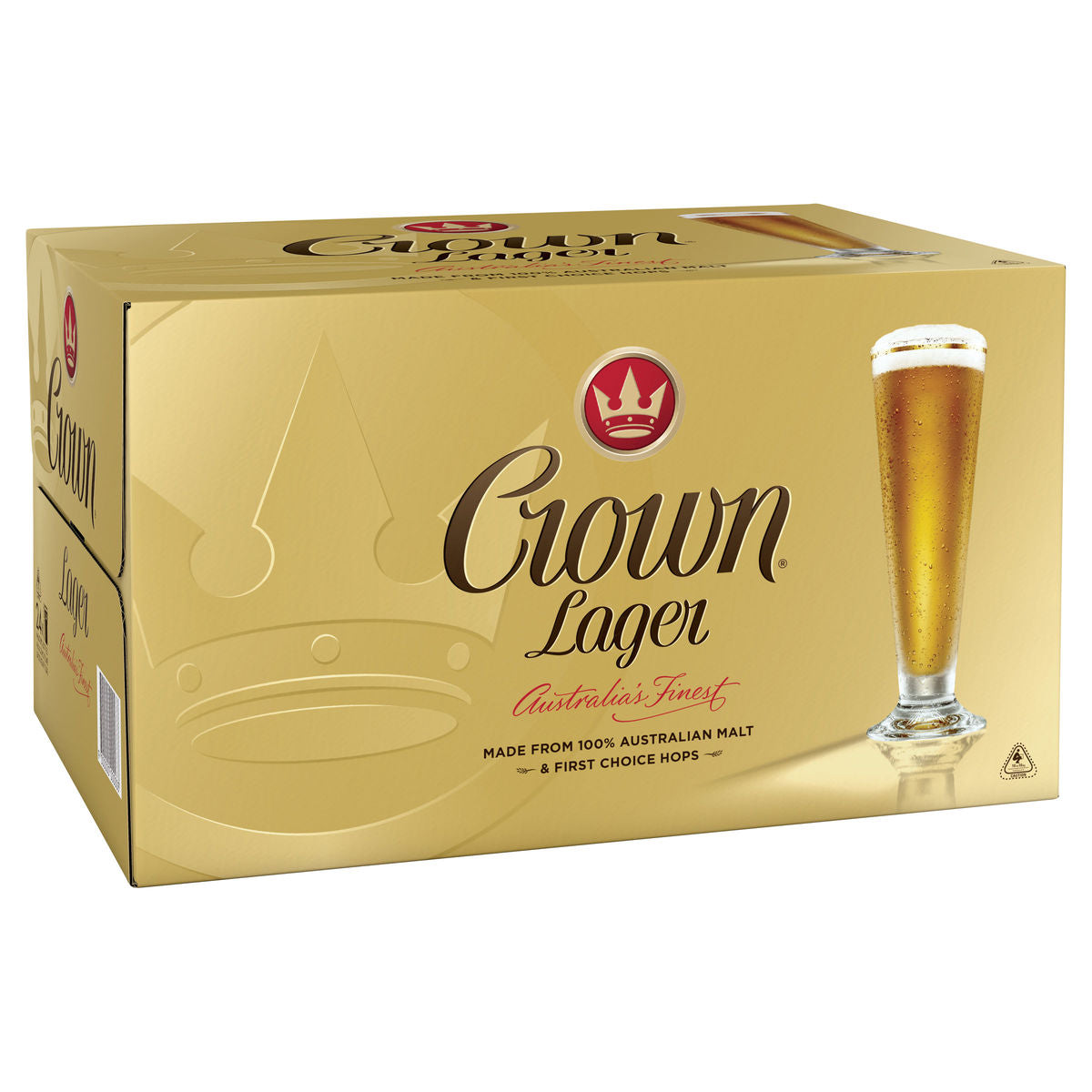 Crown Lager 375mL 4x6 Pack Bottles