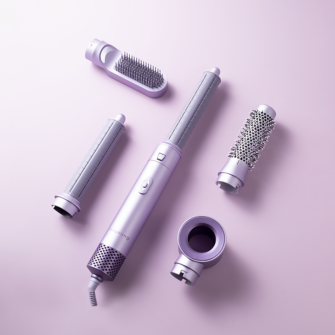 【Lavender】STAYOUNG 5 in 1 Hair Styler C1 Plus Lavender