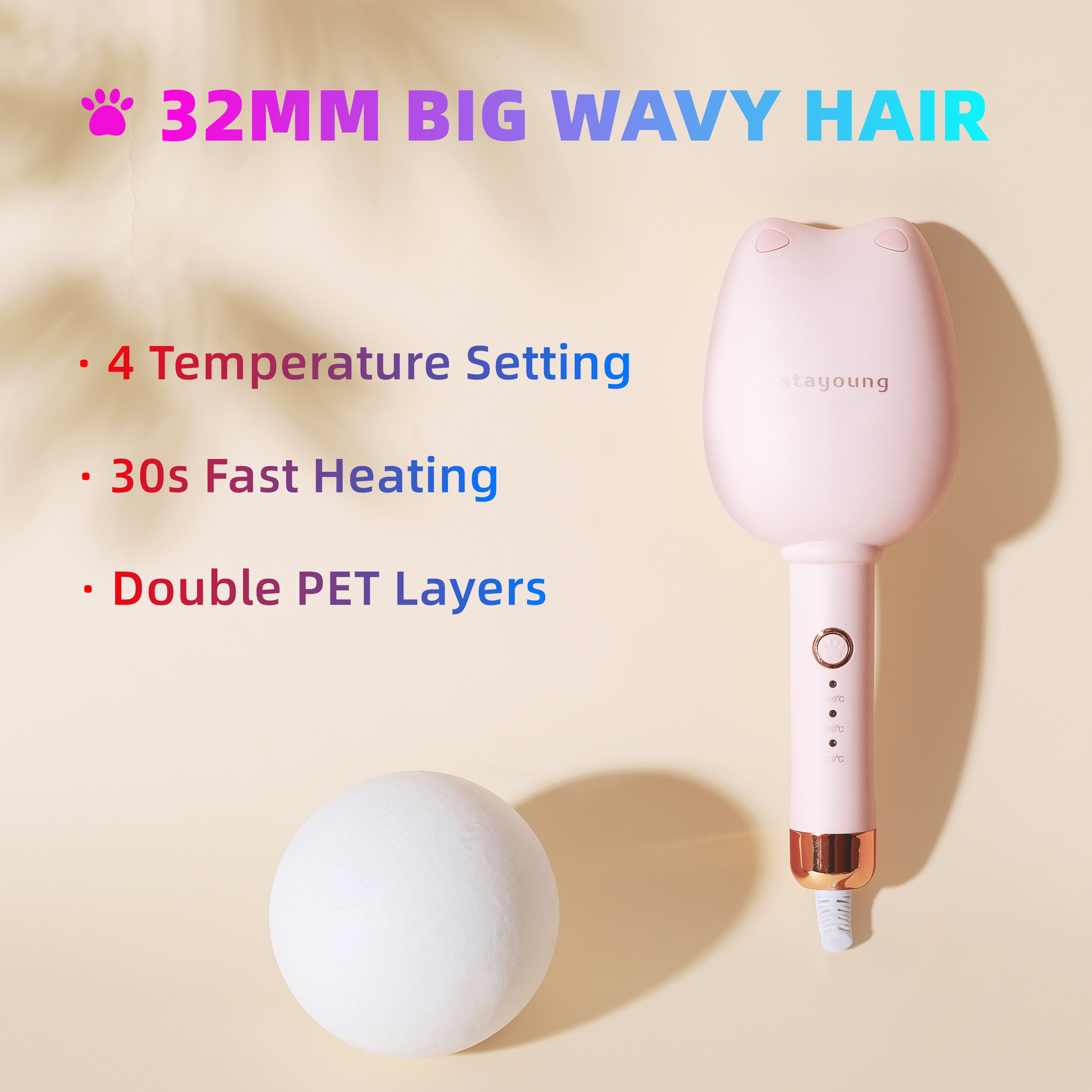 STAYOUNG Cat-Paw Hair Waver D1
