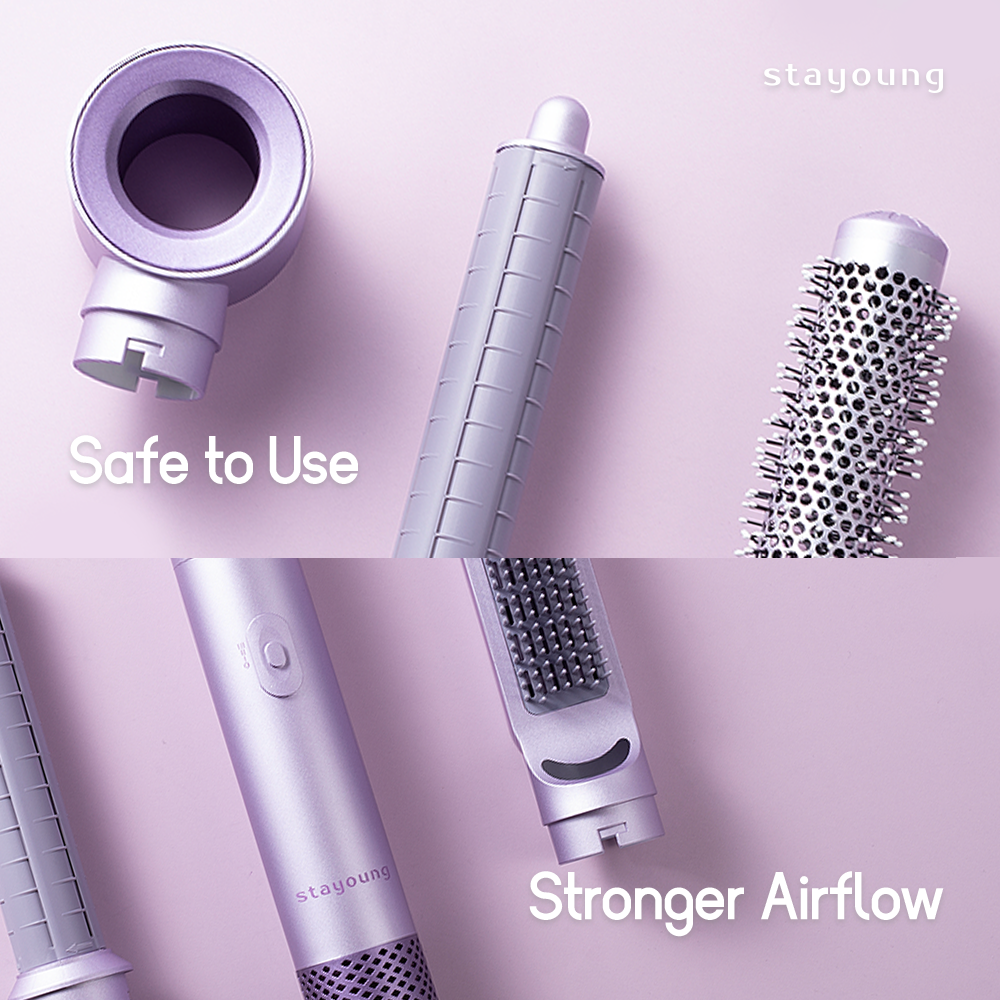 【Lavender】STAYOUNG 5 in 1 Hair Styler C1 Plus Lavender