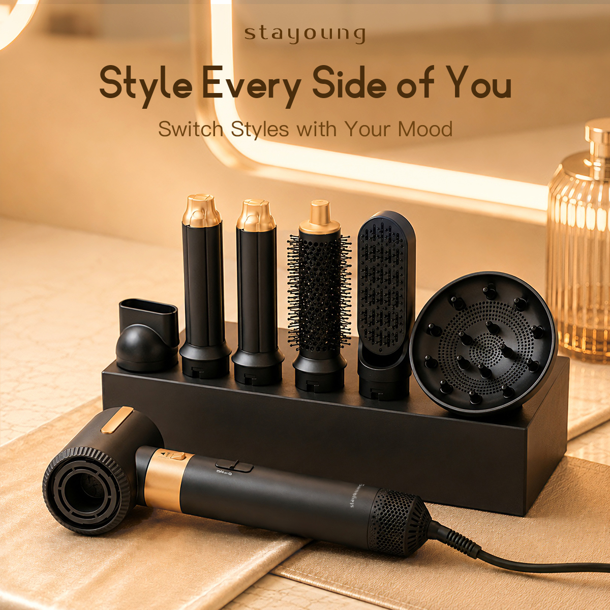 【7in1 pro】STAYOUNG  7in1 Hair Styler Pro