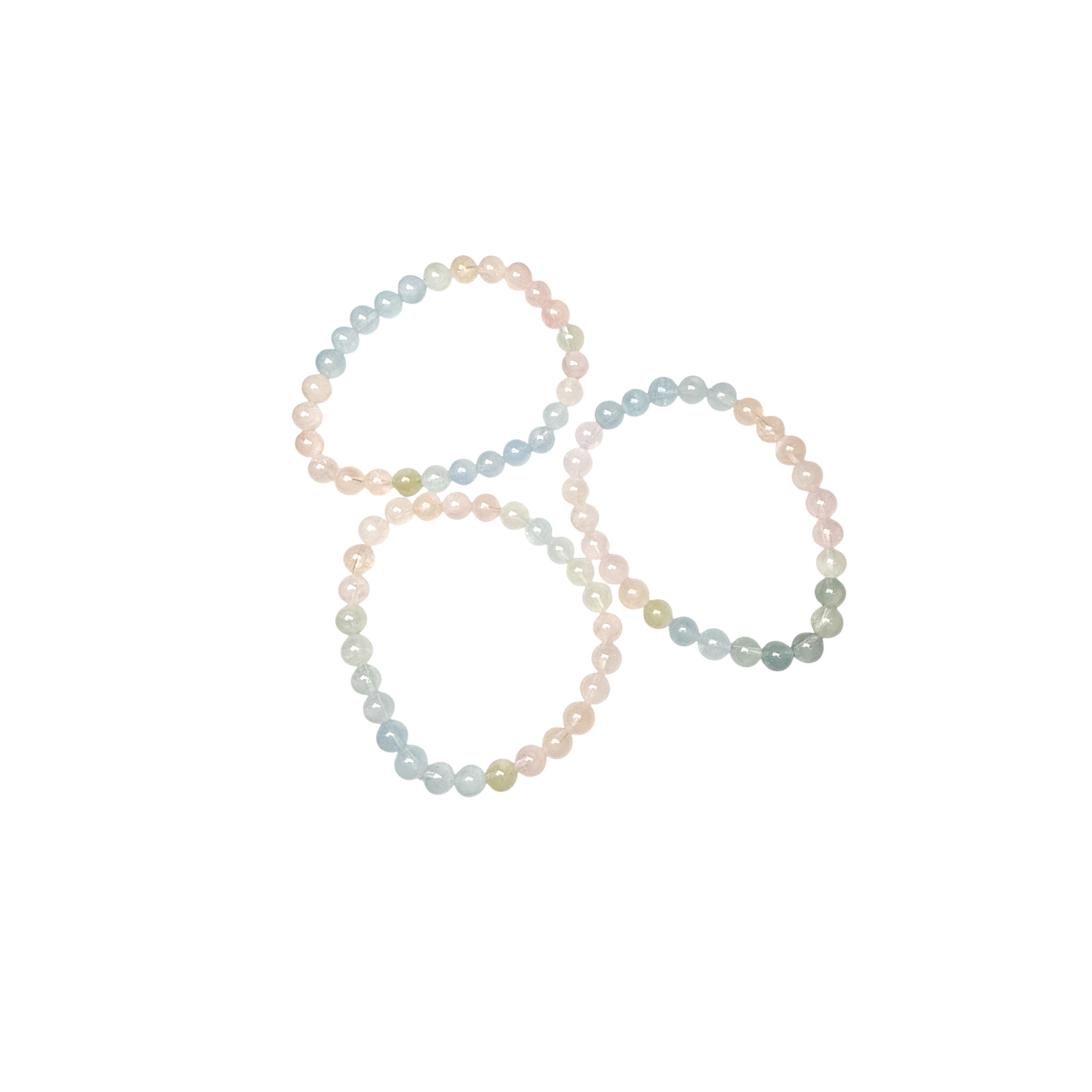 Morganite Bracelet - 7.4mm, 8.8mm, 11.3mm
