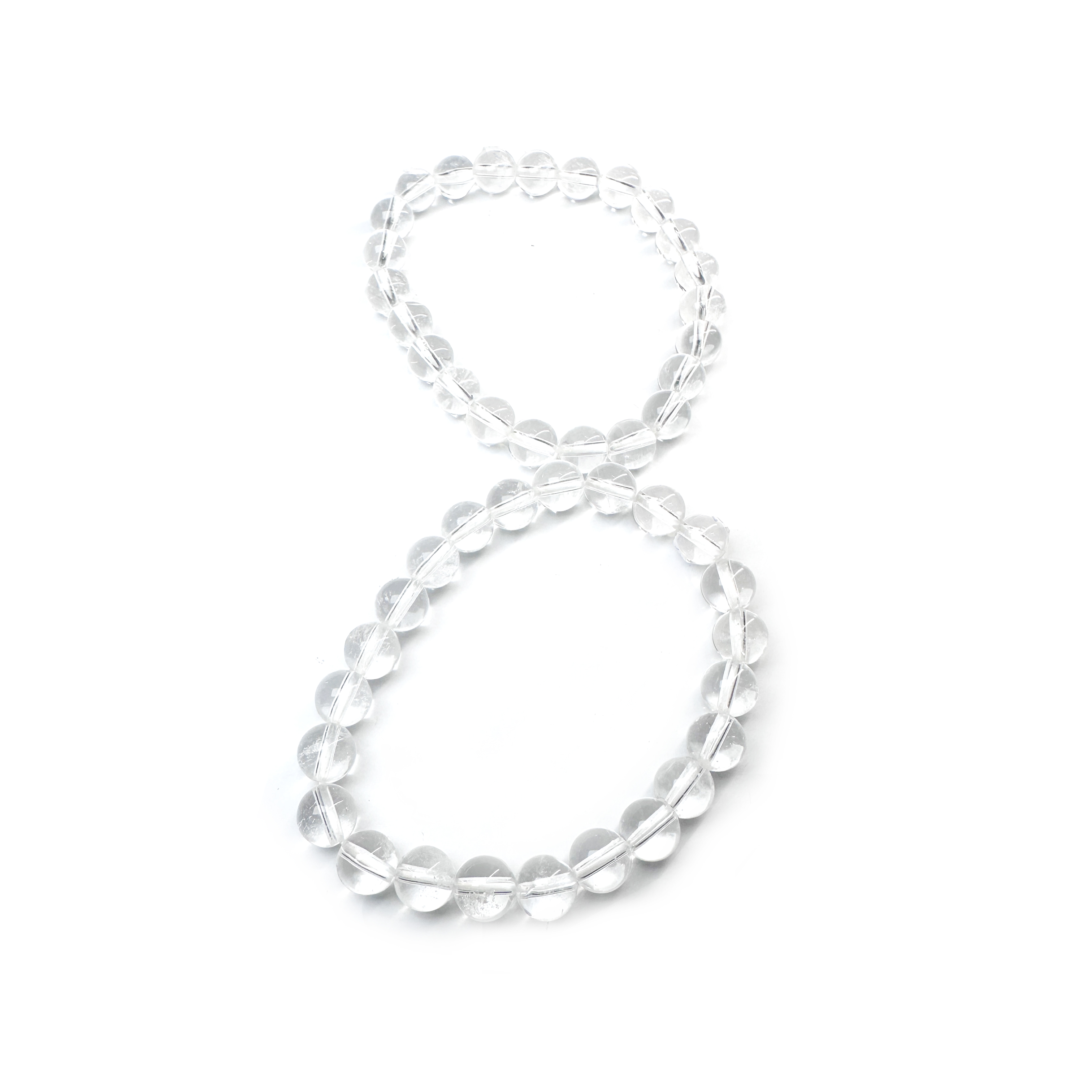 AA & AAA Clear Quartz Bracelet - 8mm, 11mm