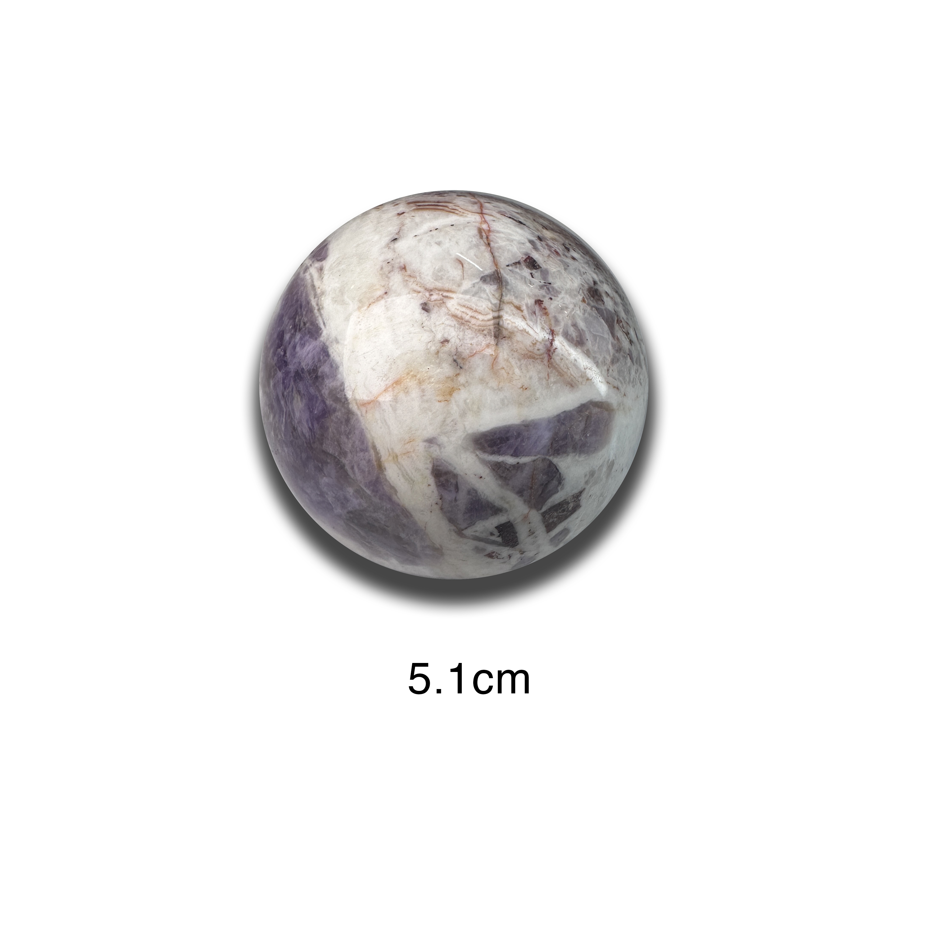 Chevron Amethyst Spheres