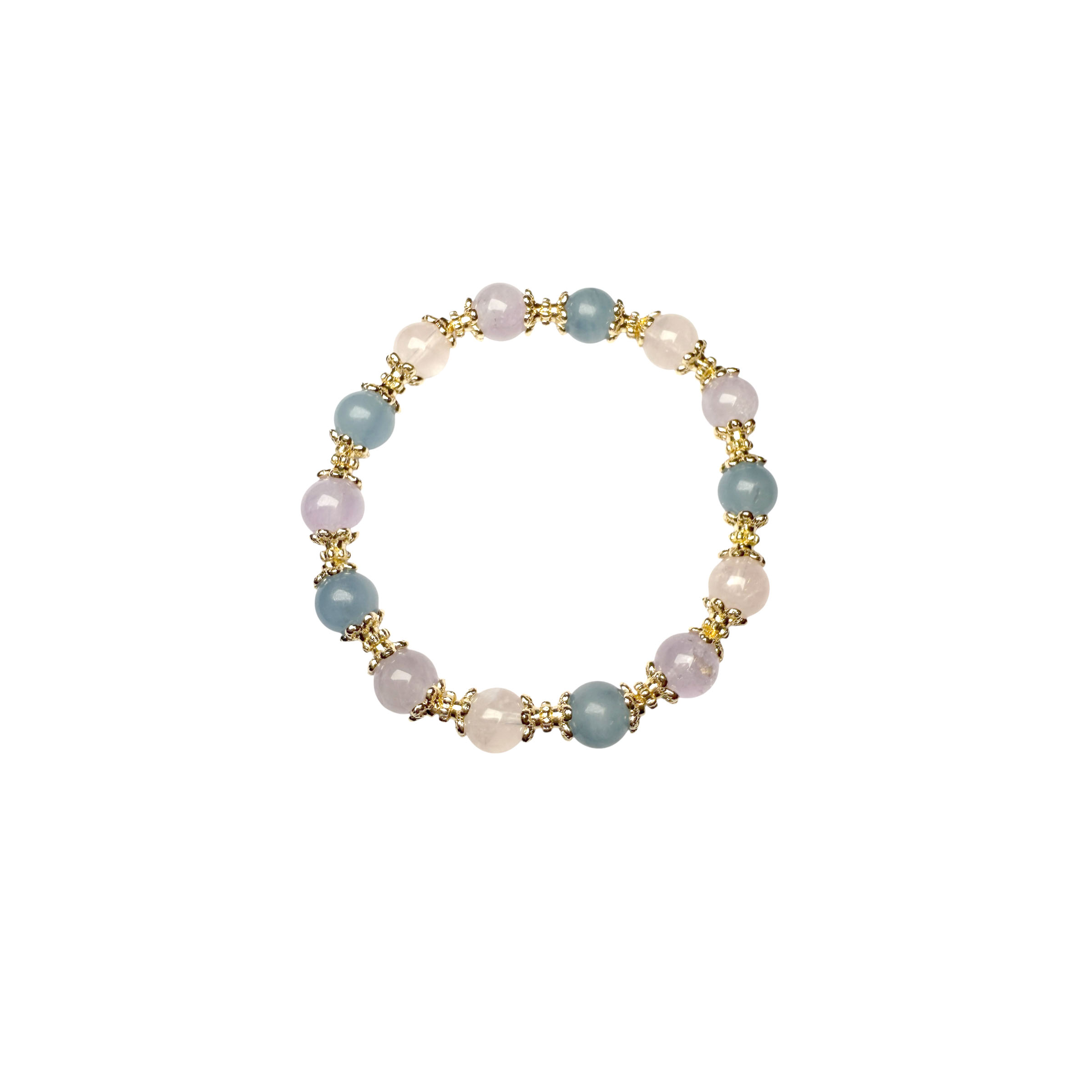 Bespoke Bracelet - Rose Quartz, Clear Quartz, Amethyst