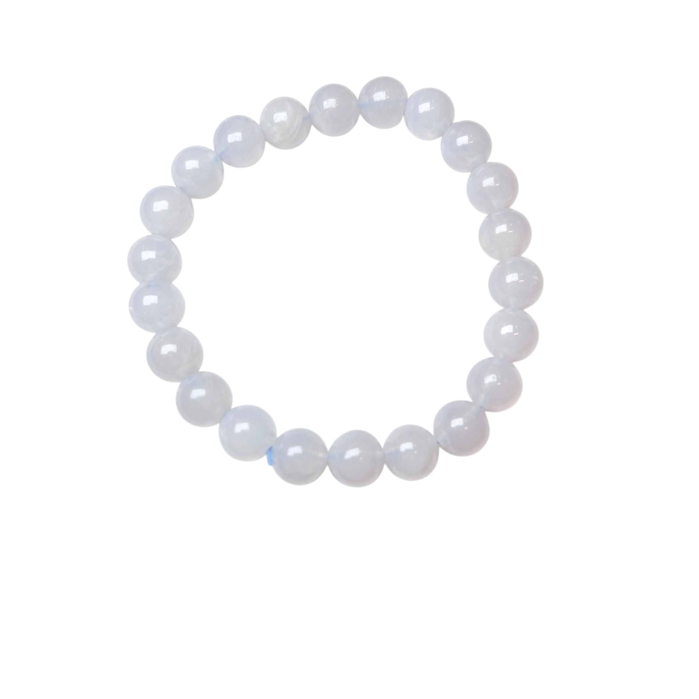 Blue Rose Quartz Bracelet - 8mm, 10mm, 12mm