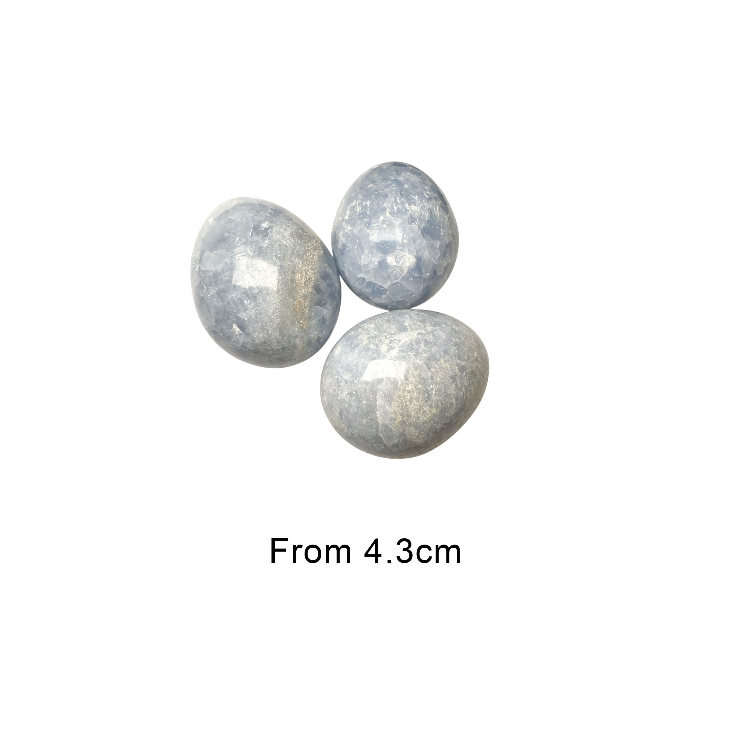 Blue Calcite Carving (Egg)