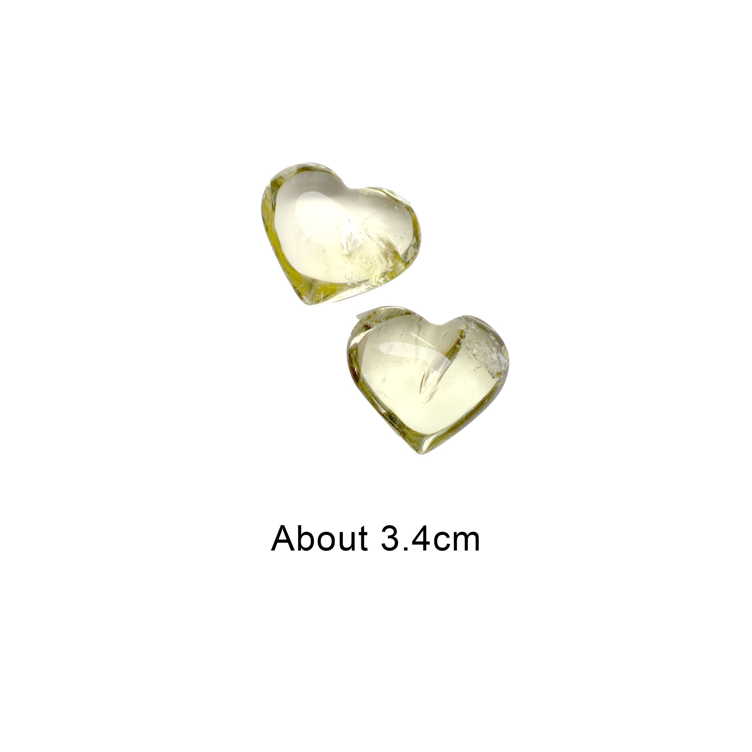 Heat Treated Citrine - Heart