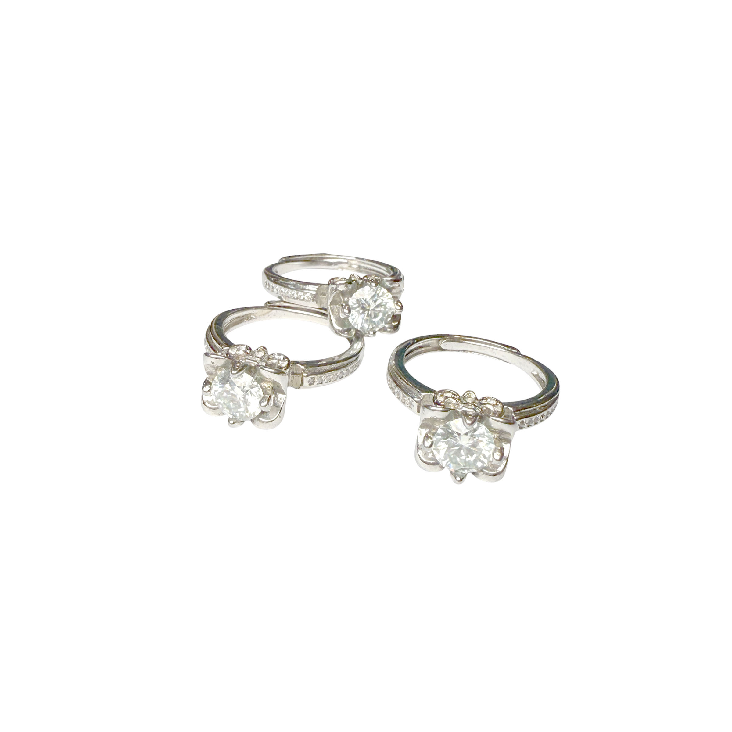 Plated Moissanite Ring