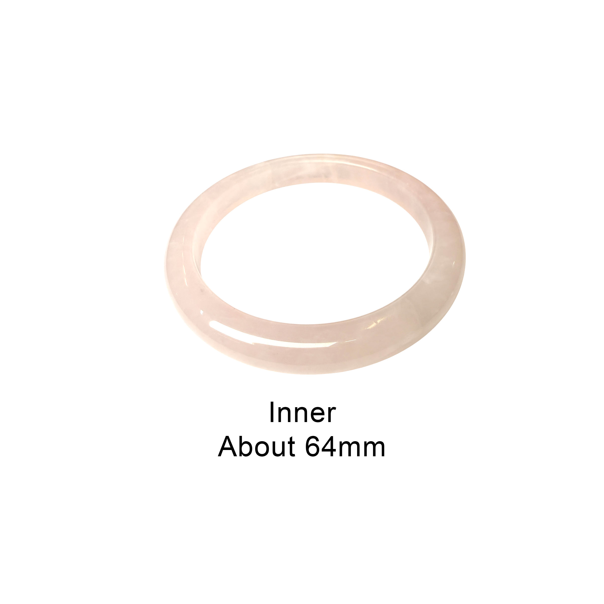ROSE QUARTZ Bangle- Rose Quartz, Madagascar Rose Quartz