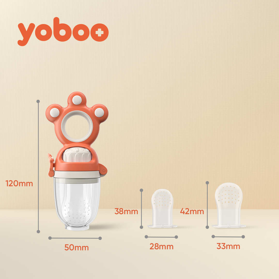 Yoboo Baby Feeder | Easy Grip | Leak Proof | Detachable Teat | With Dust Cover | Easy to Clean