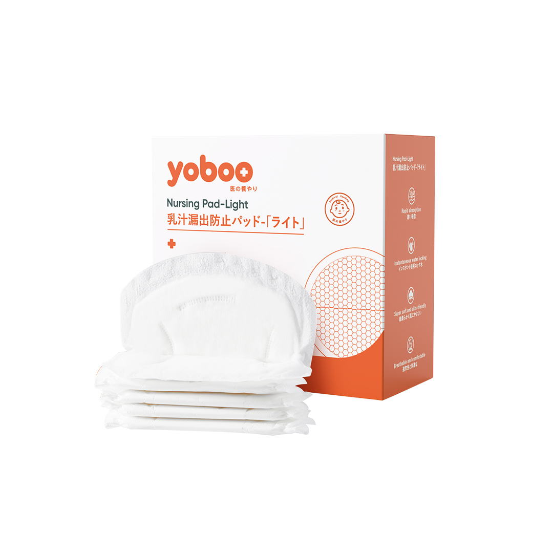 Yoboo Nursing Pad-Light 30 Sheets Quick Absorption Super Soft Skin-Friendly Breathable Comfortable