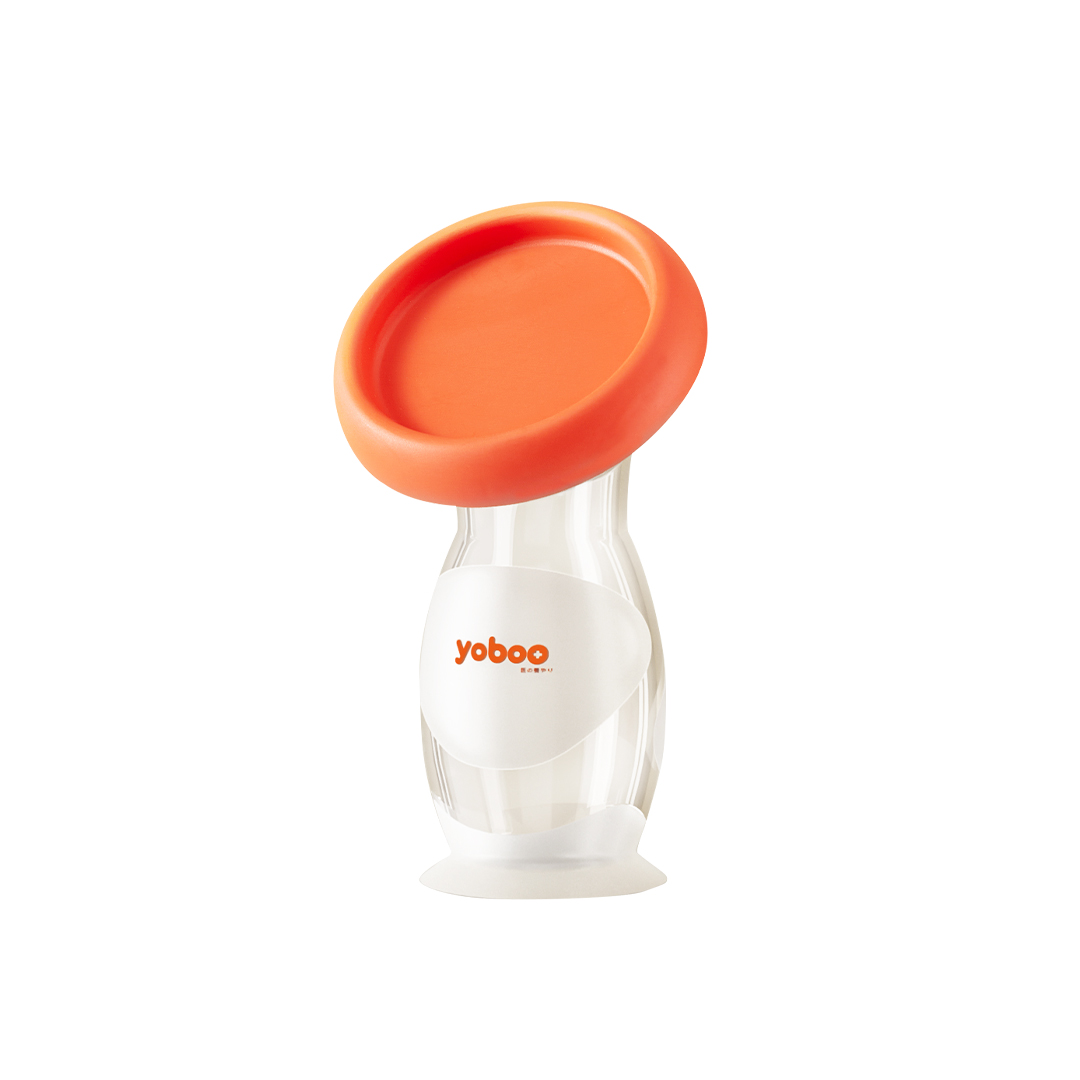 Yoboo Breast Milk Collector Silicone Manual Breast Pump Painless Breastfeeding Pregnant BPA Free