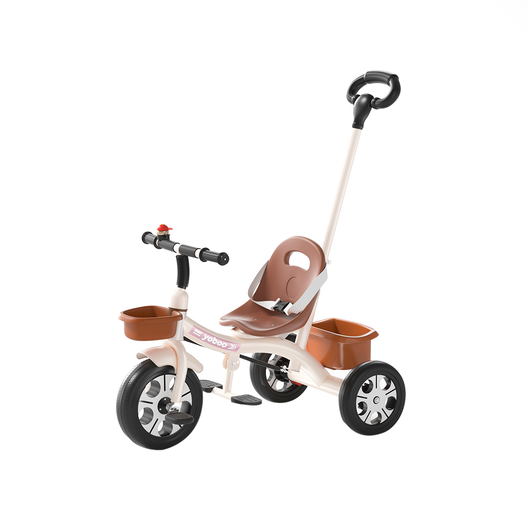 Yoboo  Kids Tricycle | Two forms | Foldable foot pedals | Adjustable