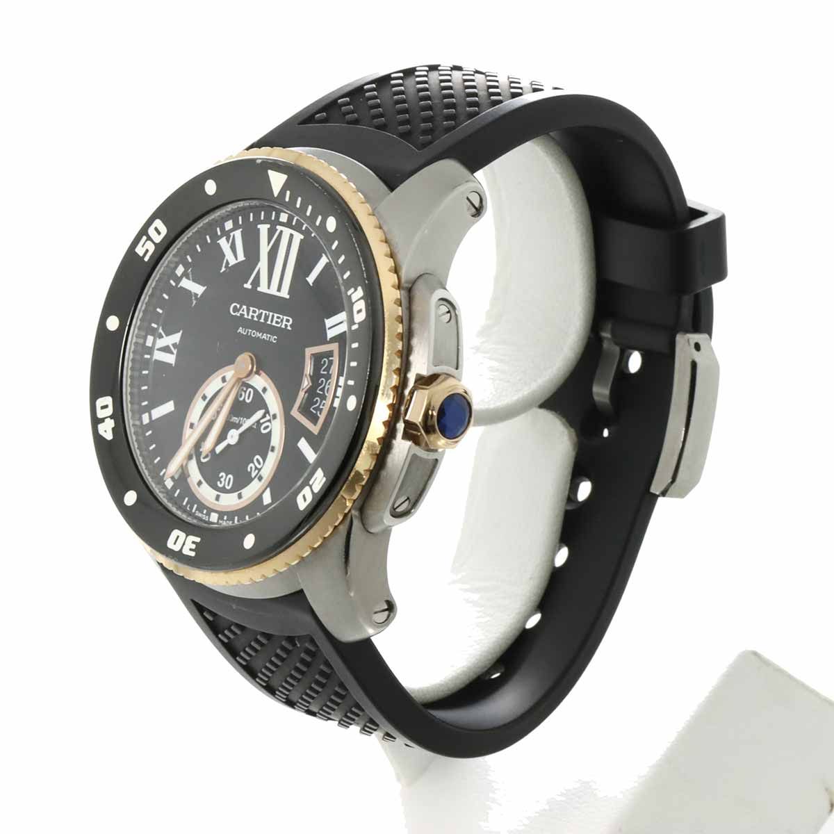 カルティエ Cartier カリブル ドゥ カルティエ ダイバー コンビ W7100055 メンズ 腕時計 K18PG 