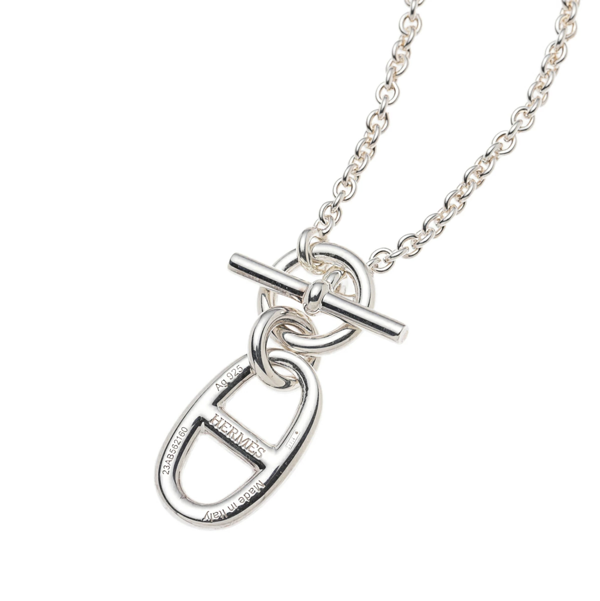 希少レア！★エルメス HERMES ネックレス シルバーシルバー★アミュレットシェーヌダンクル