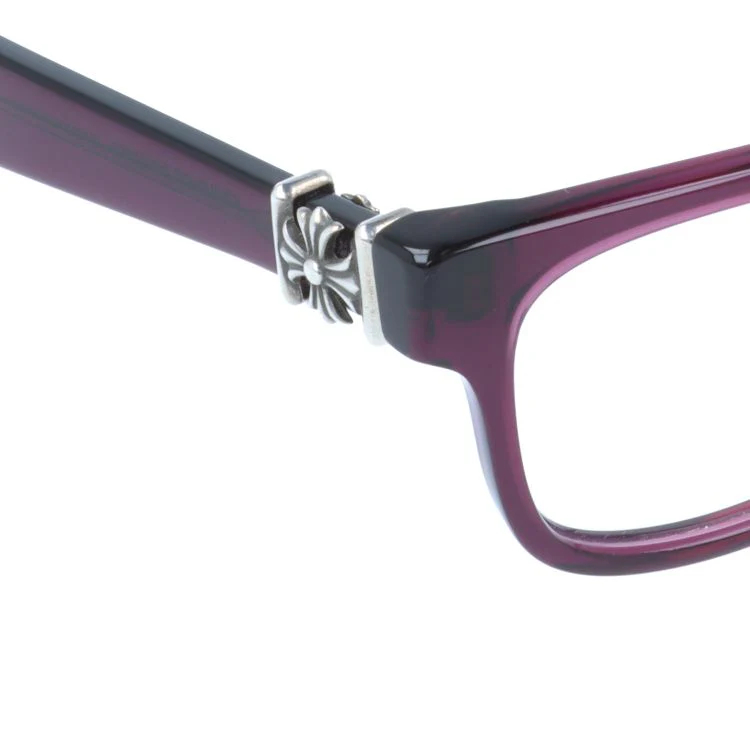 【Chrome Hearts】クロムハーツ メガネフレーム 伊達メガネ レギュラーフィット CHROME HEARTS VAGILANTE CLB 54サイズ CHプラス スクエア型 ユニセックス メンズ レディース