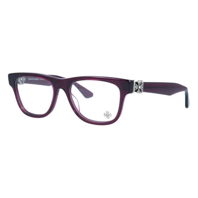 【Chrome Hearts】クロムハーツ メガネフレーム 伊達メガネ レギュラーフィット CHROME HEARTS VAGILANTE CLB 54サイズ CHプラス スクエア型 ユニセックス メンズ レディース