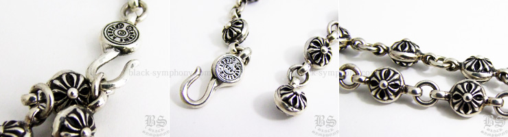 クロムハーツ 1ボールタイニーCHクロスチャーム ネックレス