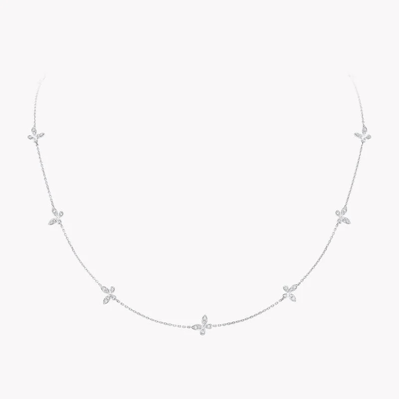 GRAFF グラフ  パヴェ バタフライ ダイヤモンド プティ ネックレス