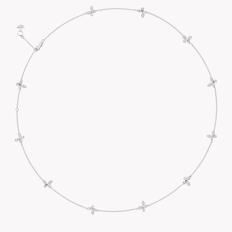 GRAFF グラフ  パヴェ バタフライ ダイヤモンド プティ ネックレス