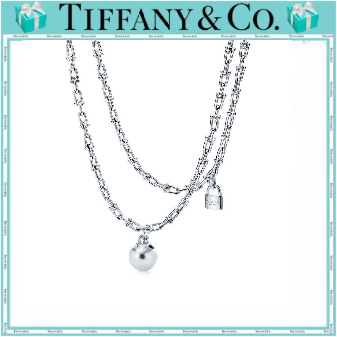 ティファニー ハードウェア スモール ラップ ネックレス スターリングシルバー