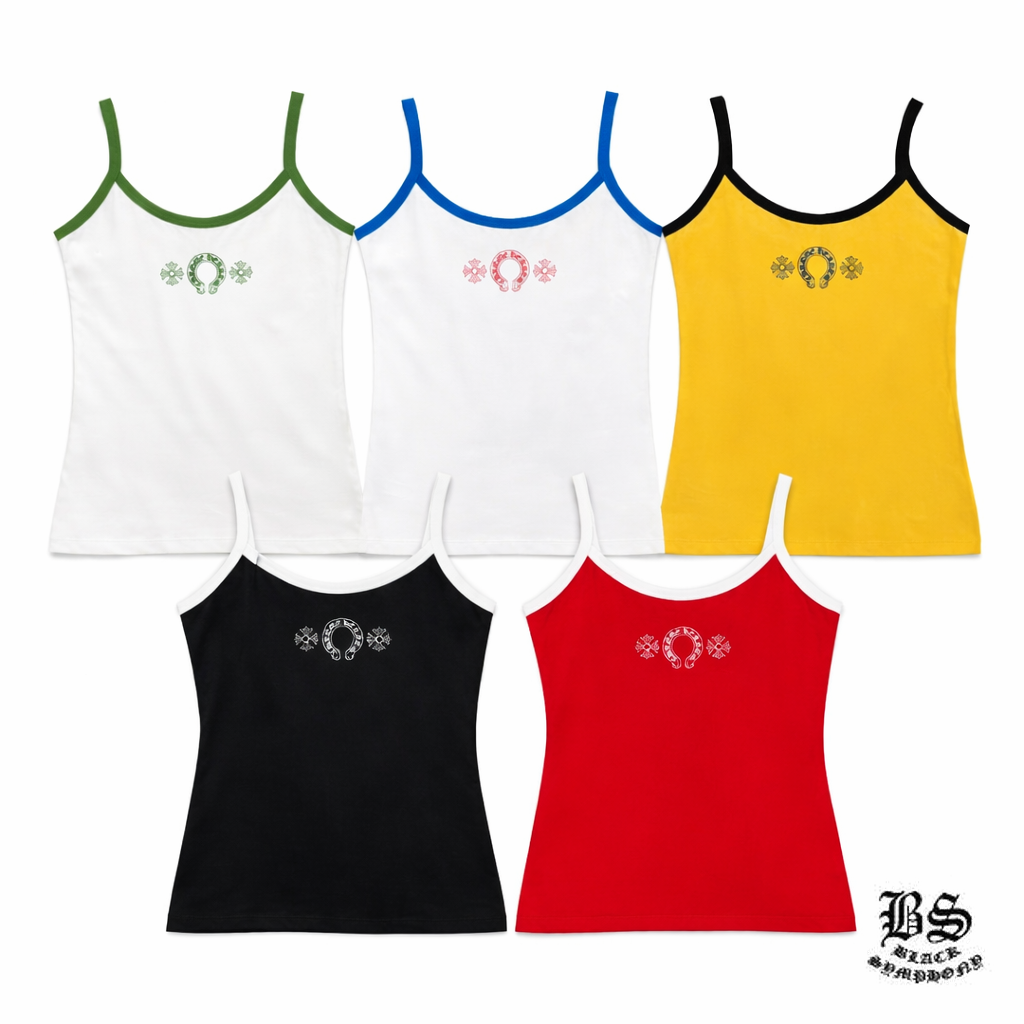 クロムハーツ ホースシュー ショート キャミソールトップ タンクトップ レディース