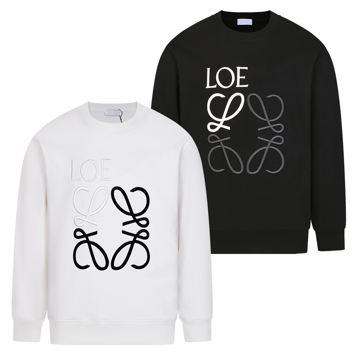 [Copy]LOEWE ロエベ トレーナー アナグラムレディース スウェットシャツ クルーネック ロゴ刺繍 長袖