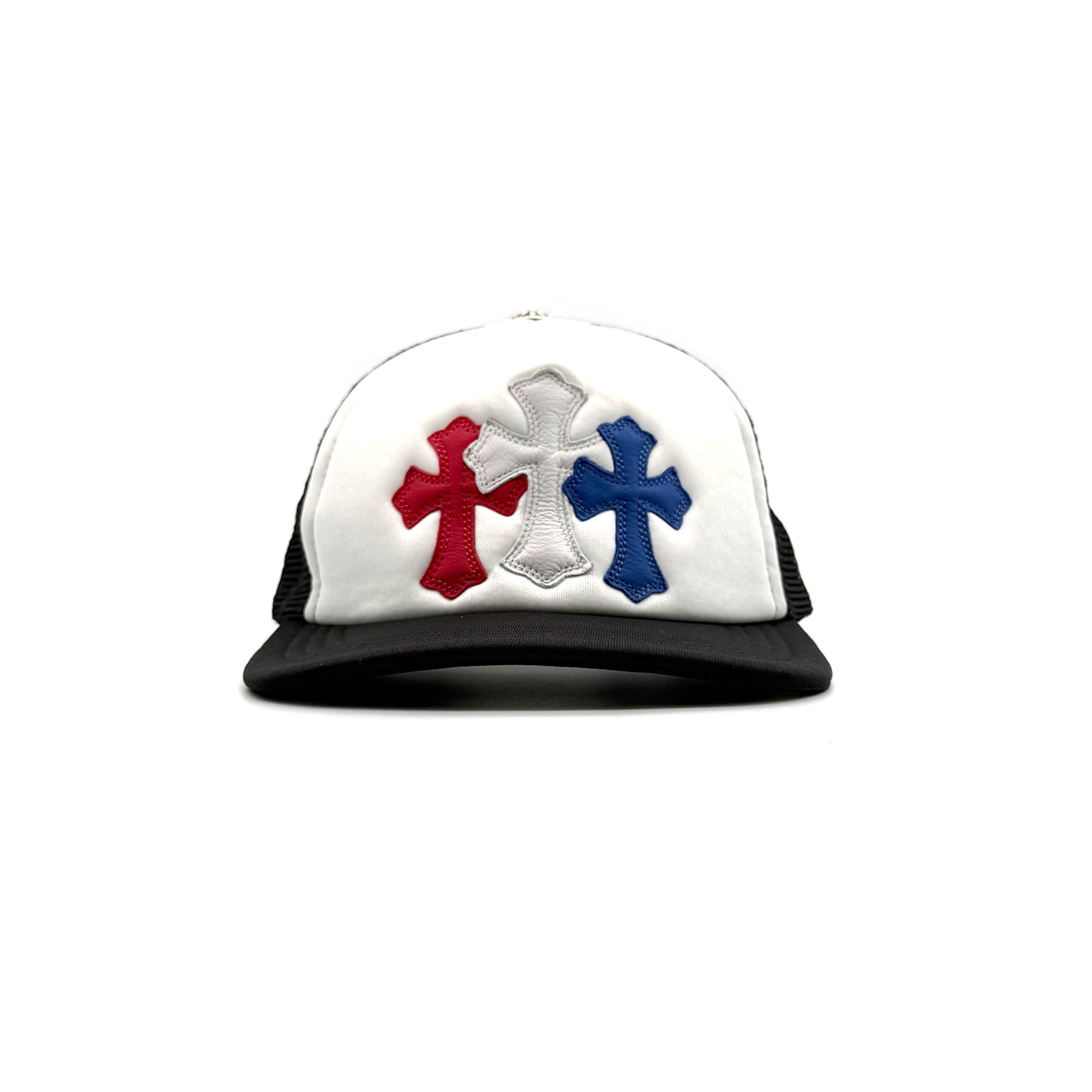 Chrome Hearts　クロムハーツ マルチトリプルレザークロストラッカーキャップ