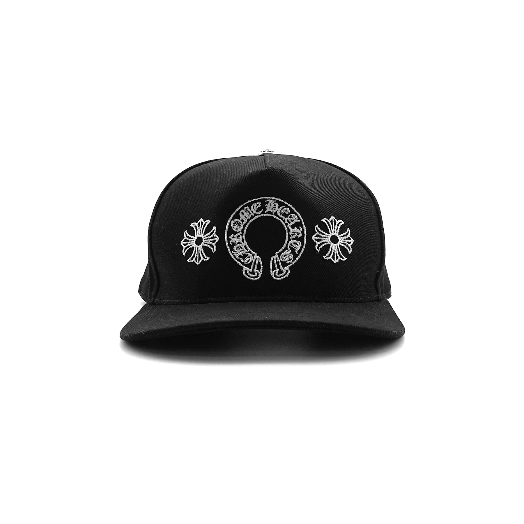 [Copy]Chrome Hearts　クロムハーツ ホースシューブラックベースボールキャップ