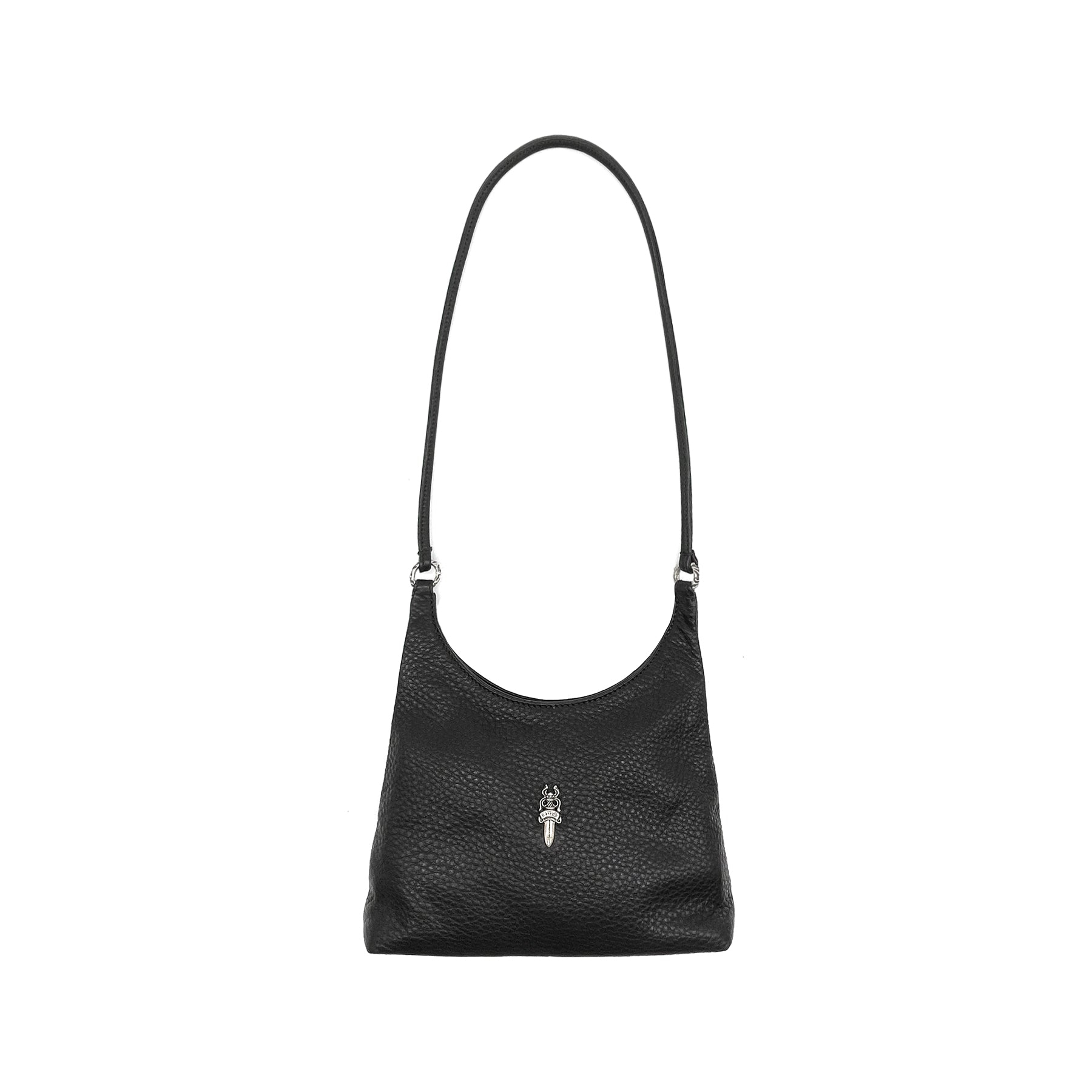 CHROME HEARTS (クロムハーツ) ヴィヴ シルバー ダガー ブラック ハンドバッグ