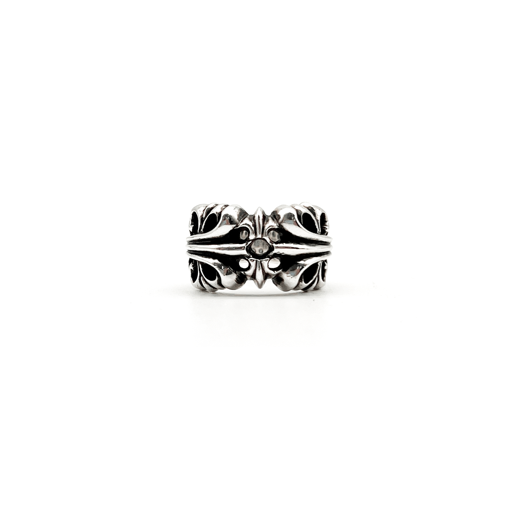 CHROME HEARTS クロムハーツ シルバー K&T ケイティ フラワー リング
