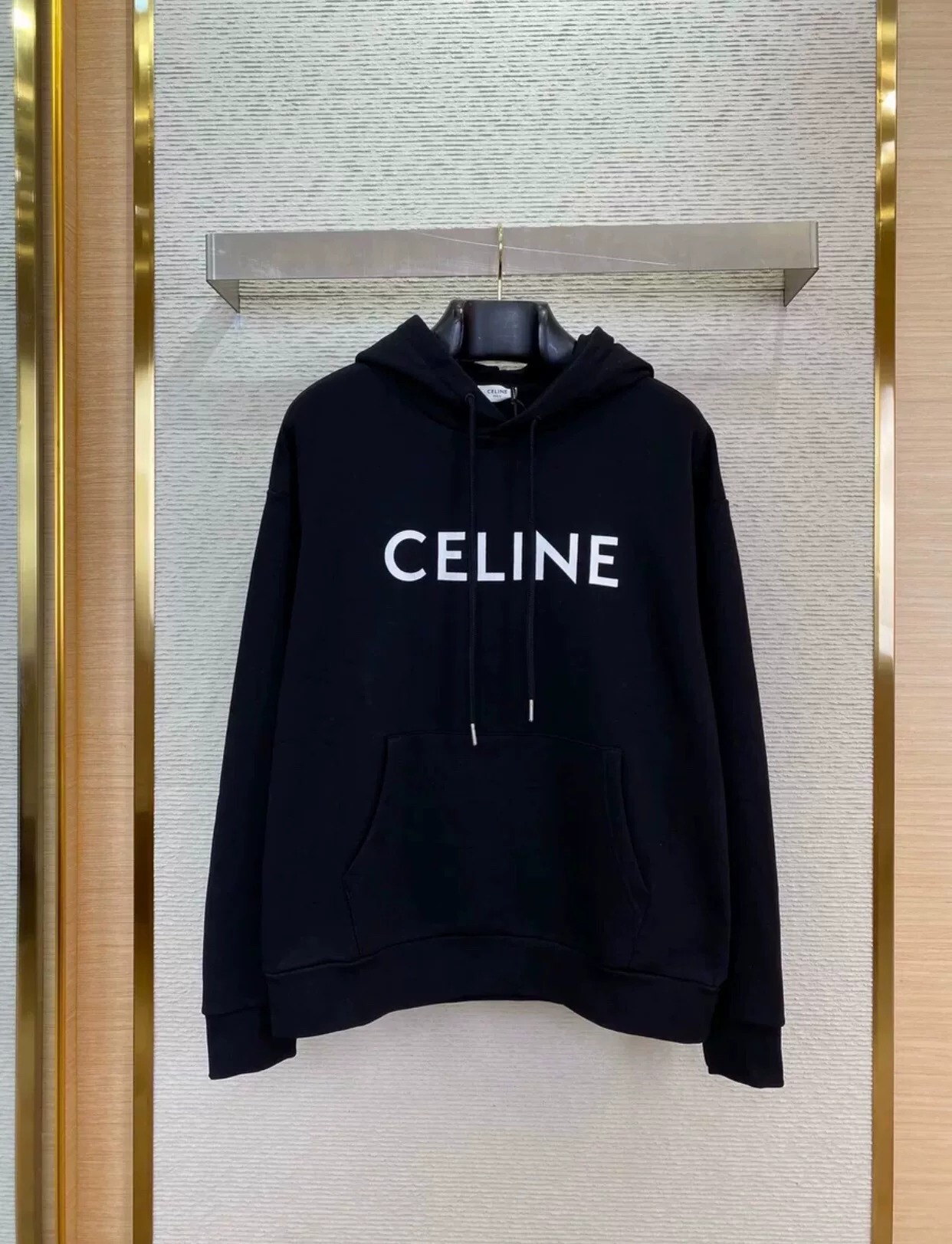 CELINE ルーズ フーディー / コットンフリース