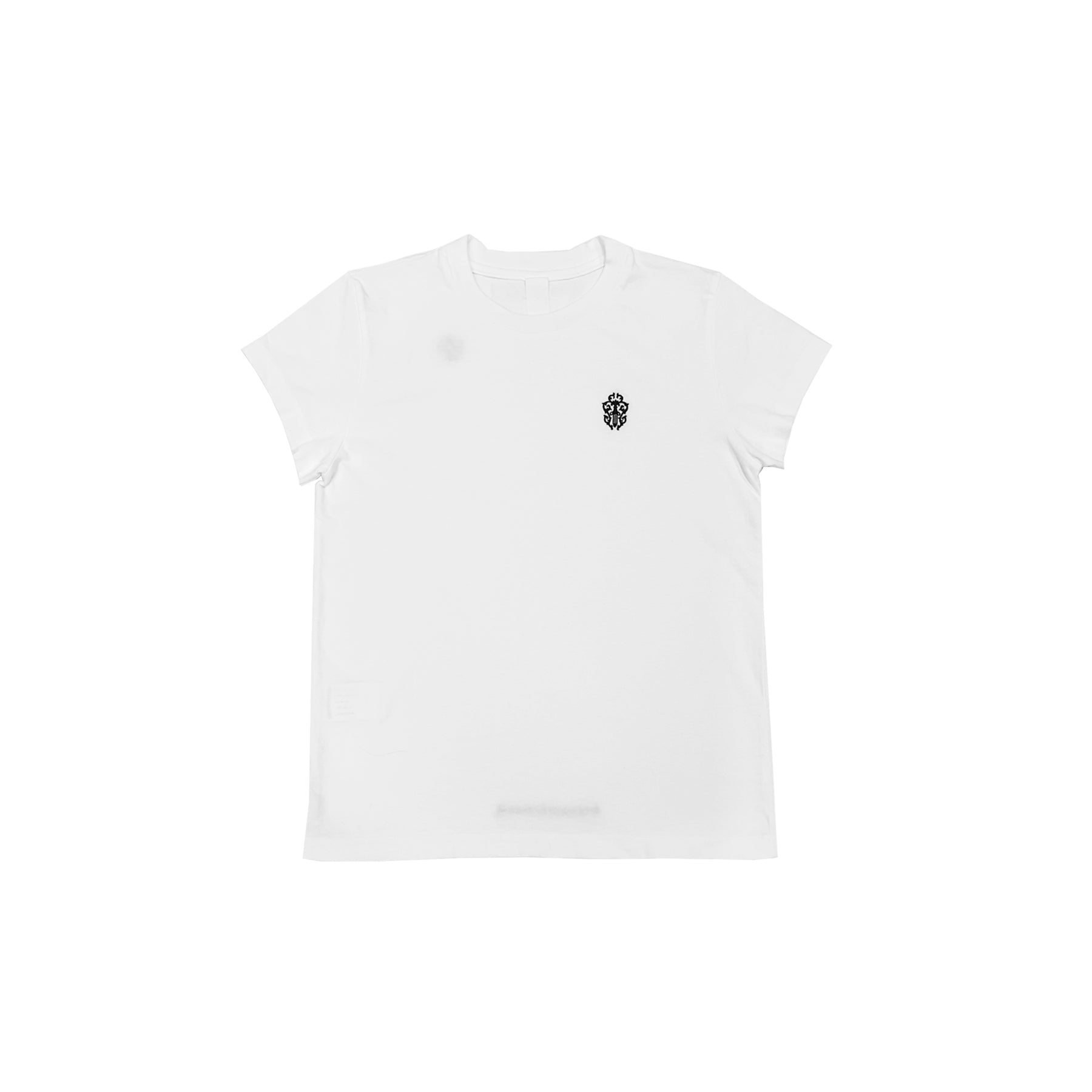 CHROME HEARTS クロムハーツ短剣刺繍入り黒半袖Tシャツ