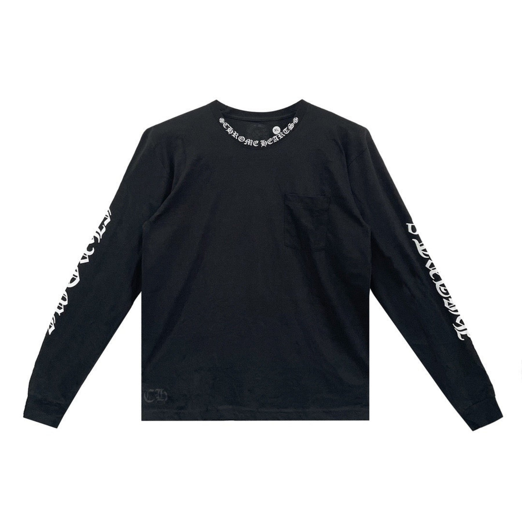 CHROME HEARTS (クロムハーツ) スクリプトカラーロゴ ロングスリーブTシャツ