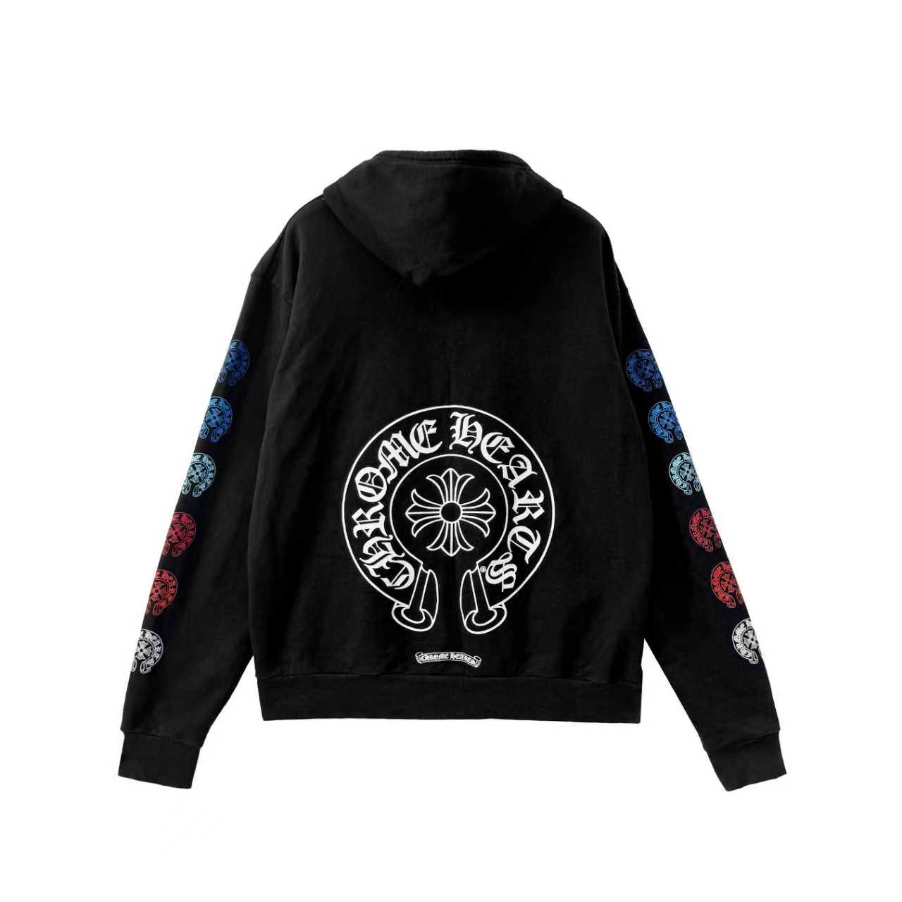 CHROME HEARTS (クロムハーツ)   マルチカラーホースシュージップアップパーカー