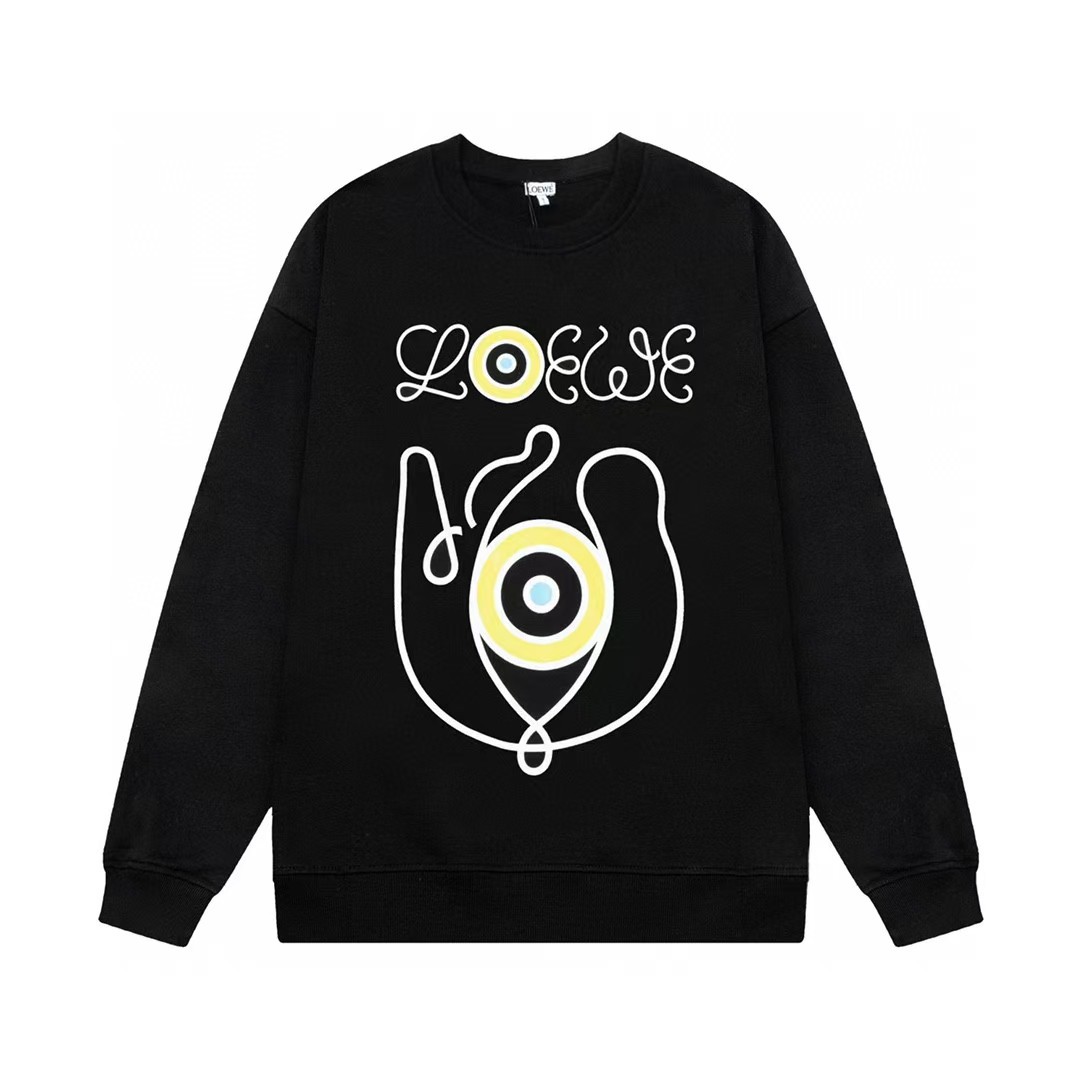 LOEWE ロエベ トレーナー アナグラムレディース スウェットシャツ クルーネック ロゴ刺繍 長袖