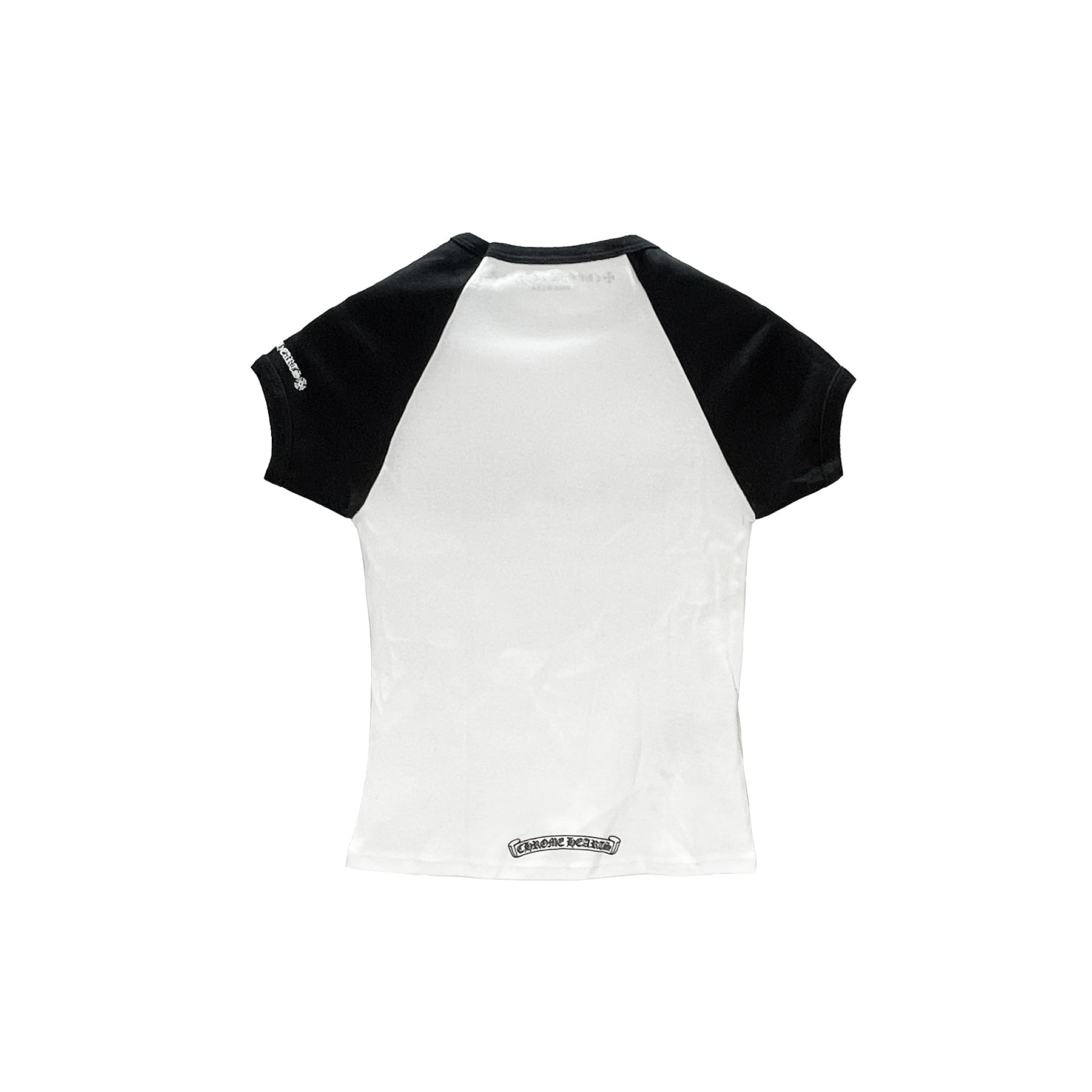 CHROME HEARTS (クロムハーツ) バインロゴ ベビーシャツ Tシャツ レディース