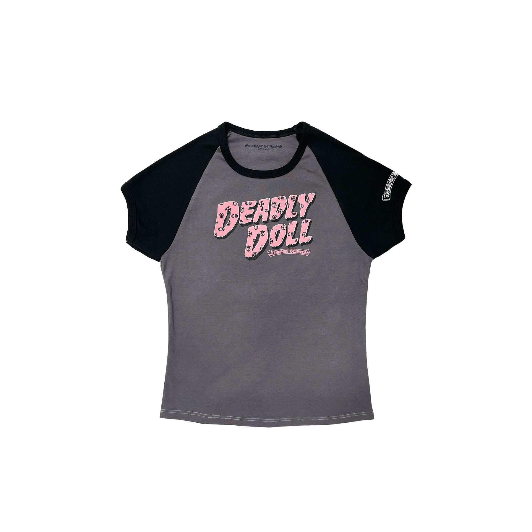 クロムハーツ デッドリードール ヴァインハート クロップド半袖Tシャツレディース