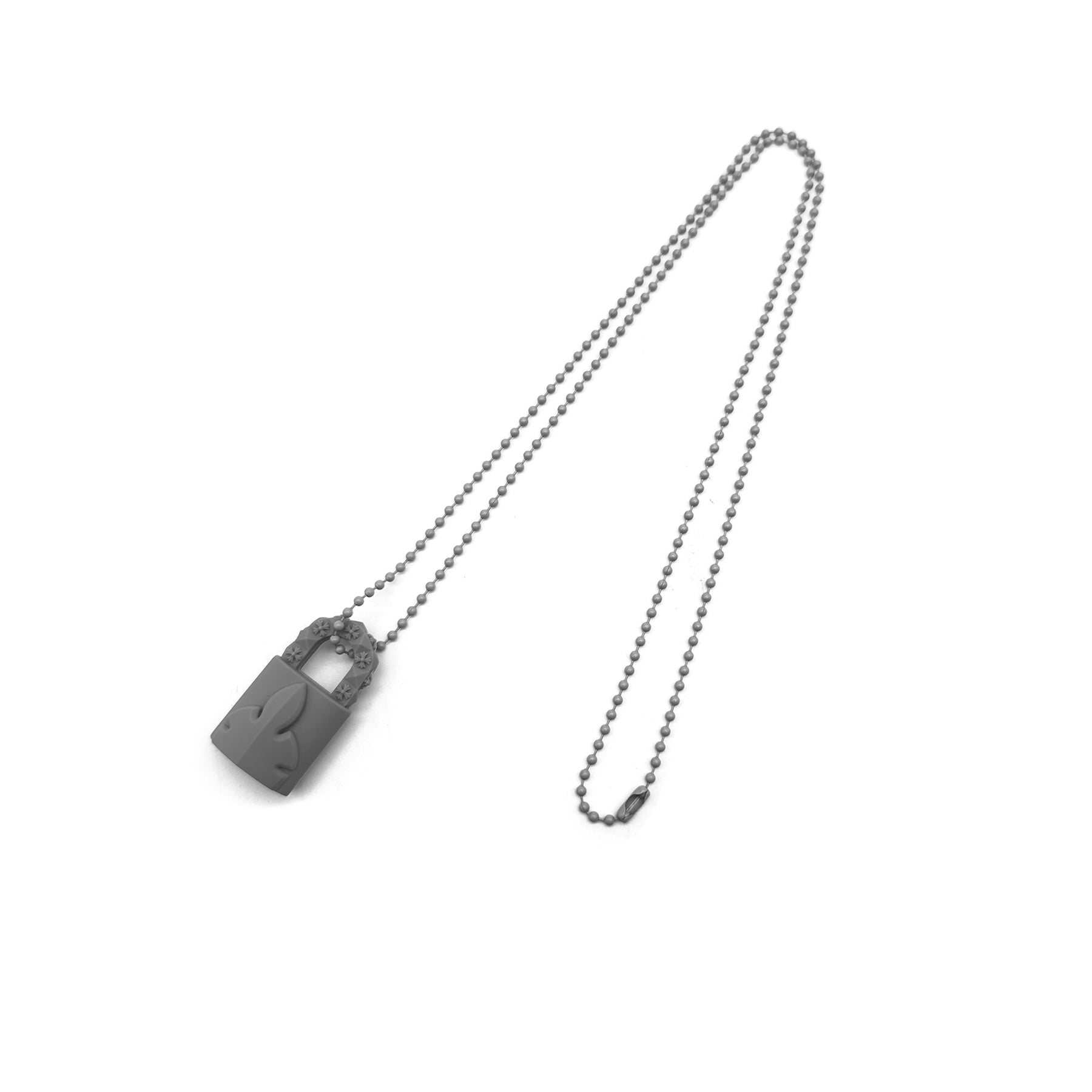 CHROME HEARTS クロムハーツ 樹脂製ロックペンダントボールチェーンネックレス