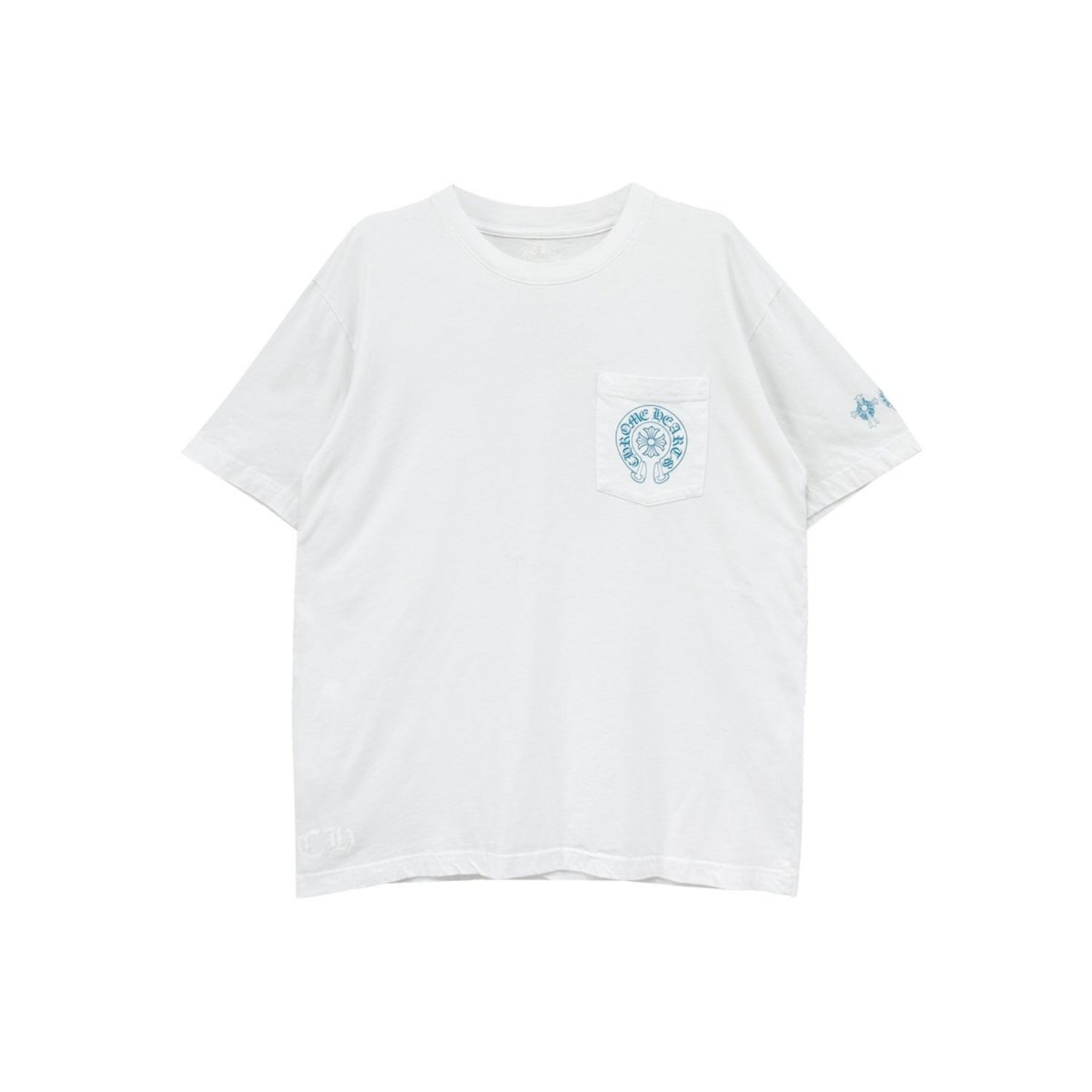 CHROME HEARTS クロムハーツ トリプルクロスロゴ入りホワイト半袖Tシャツ