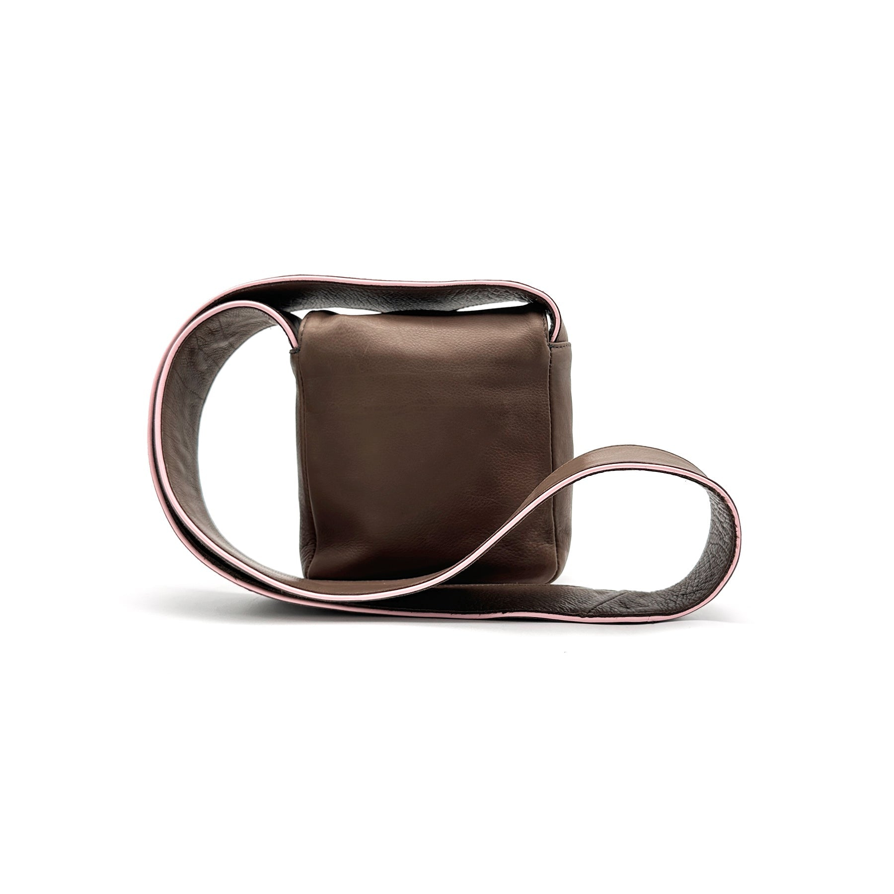 CHROME HEARTS (クロムハーツ) ブラウン＆ピンク ホットポット クロスボディバッグ