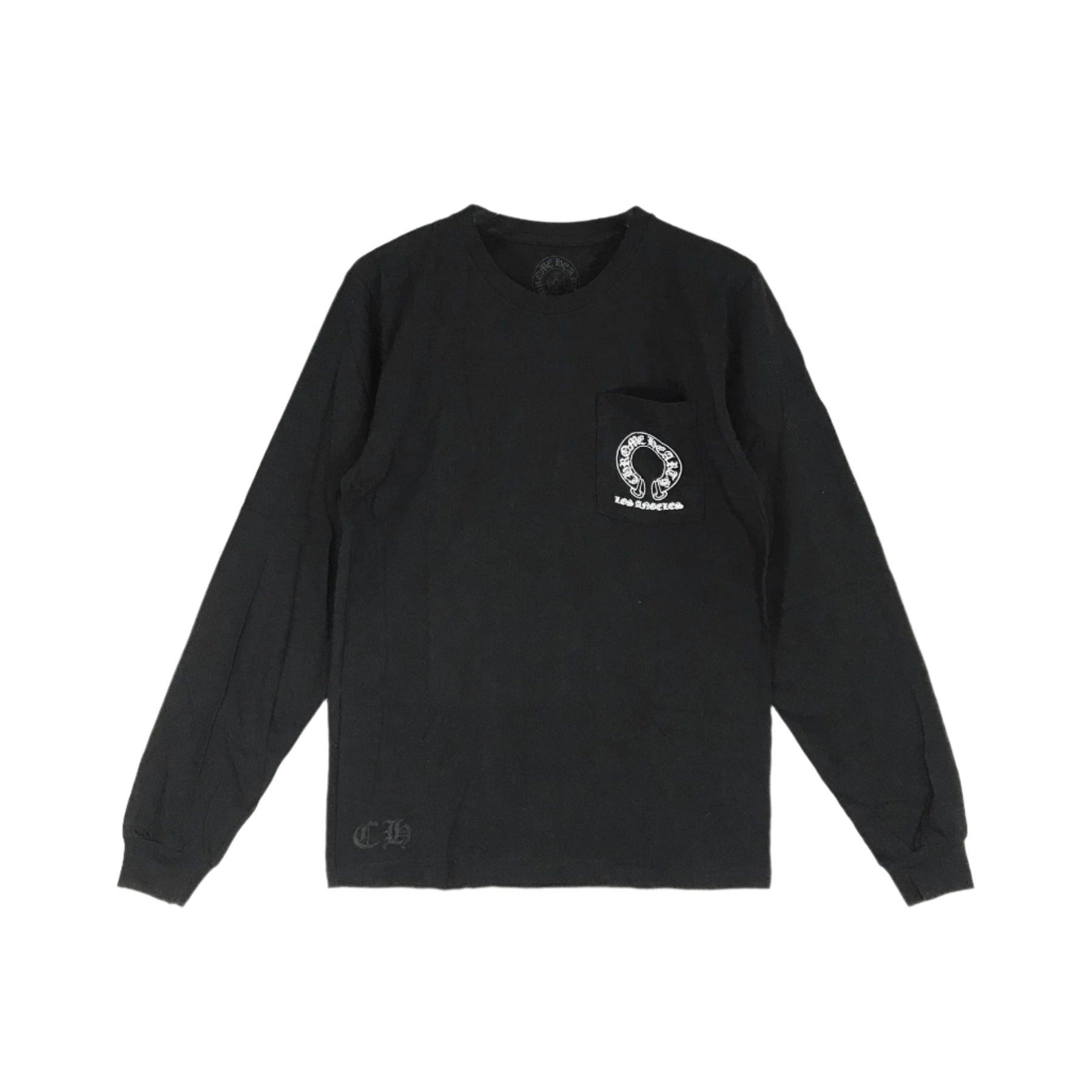 CHROME HEARTS (クロムハーツ) LA ロサンゼルス限定 Tバースクリプトロゴ ロングスリーブTシャツ