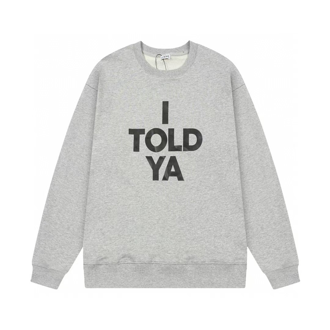 LOEWE ロエベ トレーナー アナグラムレディース スウェットシャツ クルーネック ロゴ刺繍 長袖