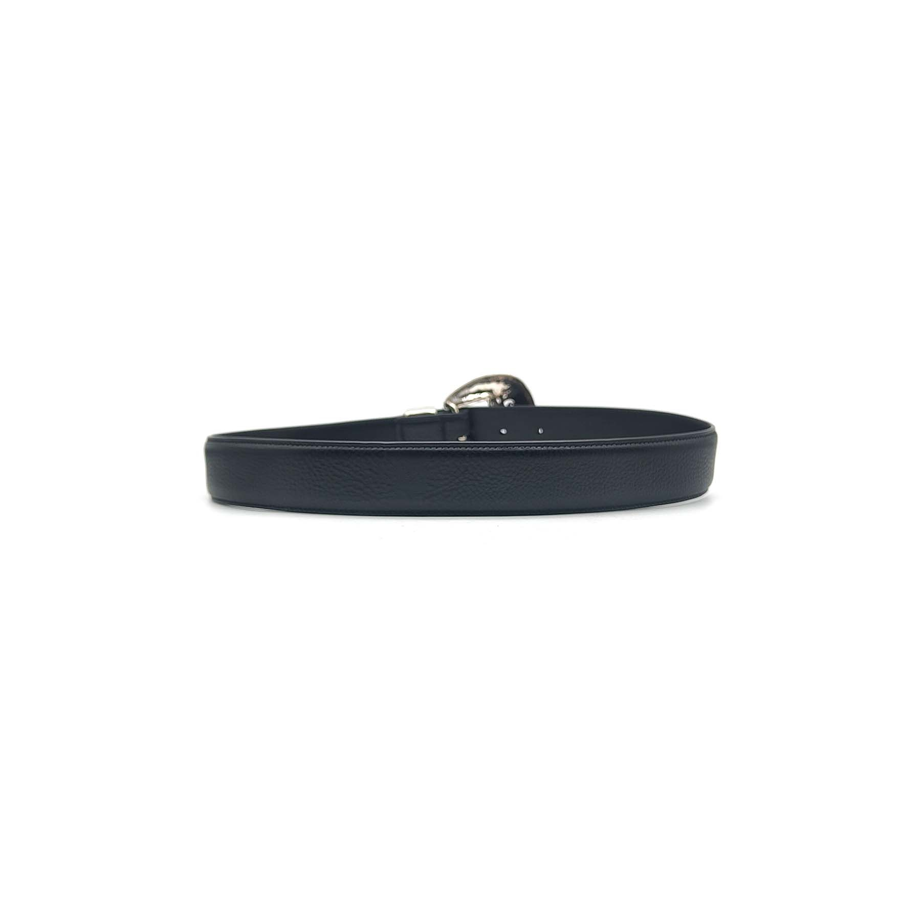 CHROME HEARTS (クロムハーツ) シルバーバインフローラルスリーピースベルト 34インチ メンズ