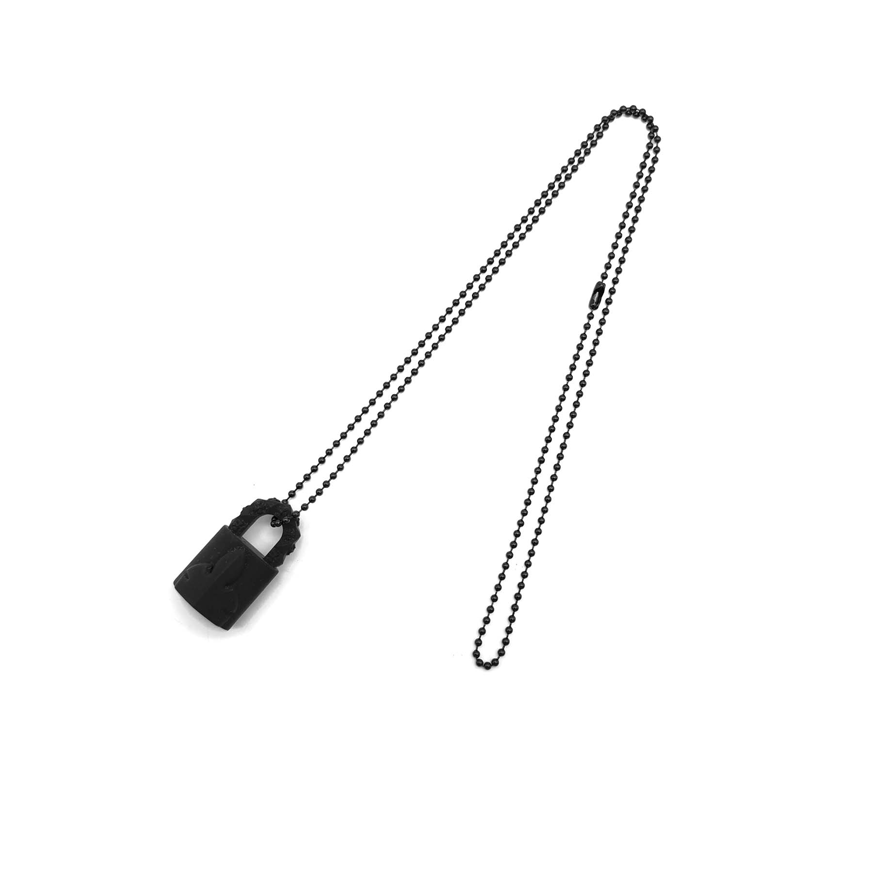 CHROME HEARTS クロムハーツ 樹脂製ロックペンダントボールチェーンネックレス