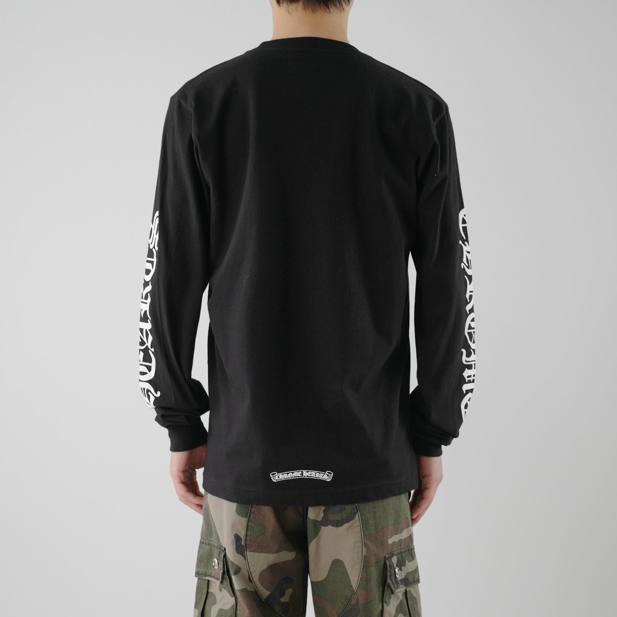 CHROME HEARTS (クロムハーツ) スクリプトカラーロゴ ロングスリーブTシャツ