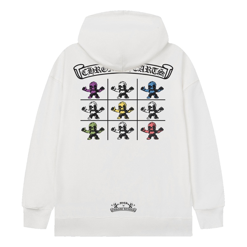 クロムハーツ/Chrome Hearts パーカー ブラック／ホワイト長袖パーカー chhoodie050