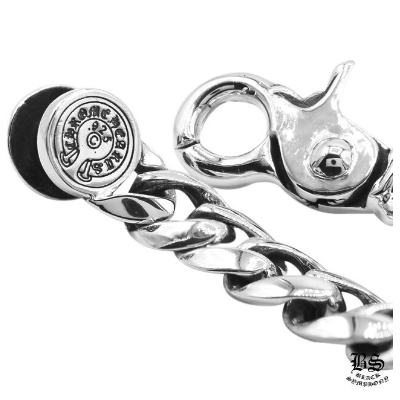 Chrome Heartsクロムハーツ クラシックチェーン クリップ ブレスレット